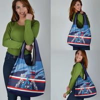 Slovenia Sport Fan Jersey Grocery Bag Broken Ice Style Patterns - Wonder Print Shop