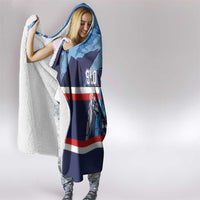 Slovenia Sport Fan Jersey Hooded Blanket Broken Ice Style Patterns - Wonder Print Shop