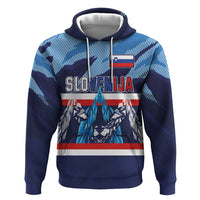 Custom Slovenia Sport Fan Jersey Hoodie Broken Ice Style Patterns - Wonder Print Shop
