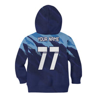 Custom Slovenia Sport Fan Jersey Kid Hoodie Broken Ice Style Patterns - Wonder Print Shop