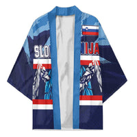 Custom Slovenia Sport Fan Jersey Kimono Broken Ice Style Patterns - Wonder Print Shop