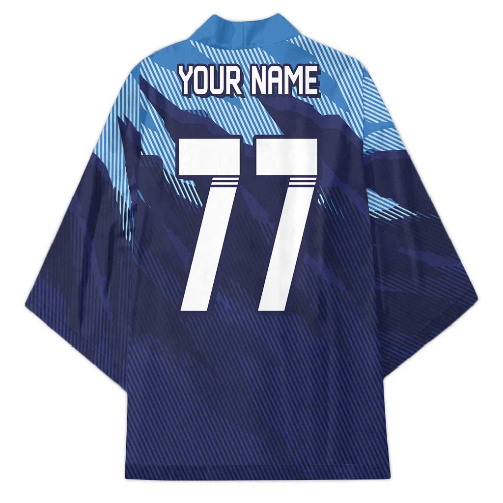 Custom Slovenia Sport Fan Jersey Kimono Broken Ice Style Patterns - Wonder Print Shop