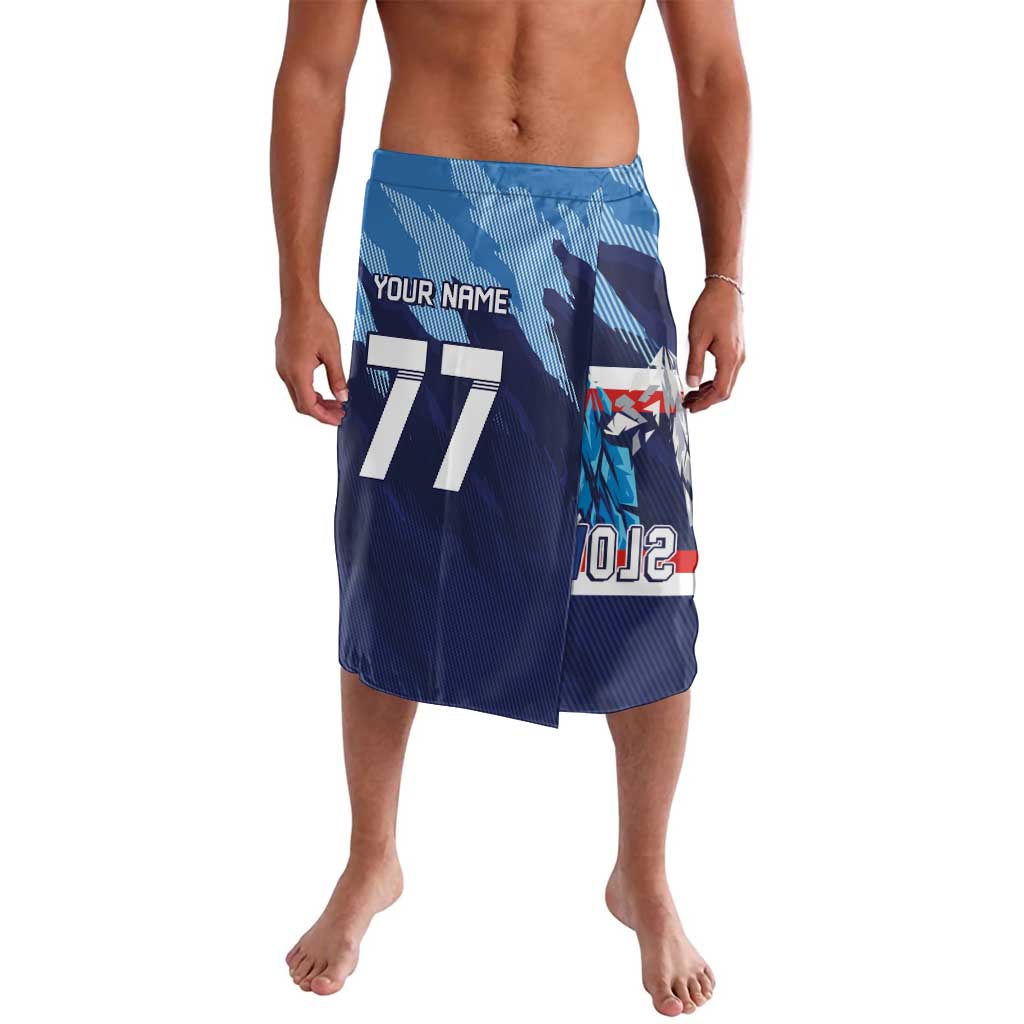 Custom Slovenia Sport Fan Jersey Lavalava Broken Ice Style Patterns - Wonder Print Shop