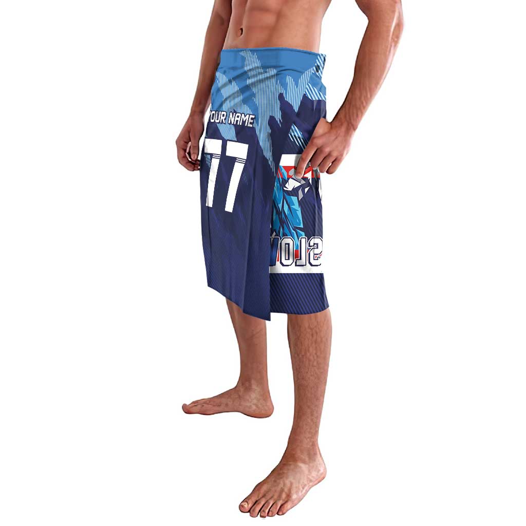 Custom Slovenia Sport Fan Jersey Lavalava Broken Ice Style Patterns - Wonder Print Shop