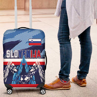 Slovenia Sport Fan Jersey Luggage Cover Broken Ice Style Patterns - Wonder Print Shop