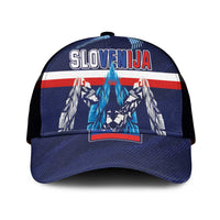 Slovenia Sport Fan Jersey Mesh Trucker Cap Broken Ice Style Patterns - Wonder Print Shop