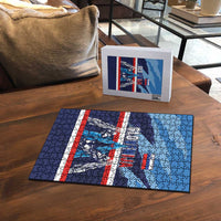Slovenia Sport Fan Jersey Puzzle Broken Ice Style Patterns - Wonder Print Shop