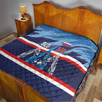 Slovenia Sport Fan Jersey Quilt Broken Ice Style Patterns - Wonder Print Shop