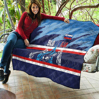 Slovenia Sport Fan Jersey Quilt Broken Ice Style Patterns - Wonder Print Shop