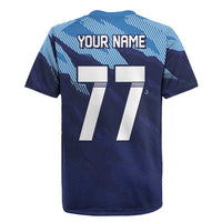 Custom Slovenia Sport Fan Jersey Rugby Jersey Broken Ice Style Patterns - Wonder Print Shop