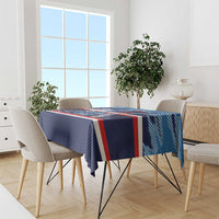 Slovenia Sport Fan Jersey Tablecloth Broken Ice Style Patterns - Wonder Print Shop