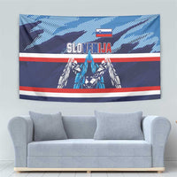 Slovenia Sport Fan Jersey Tapestry Broken Ice Style Patterns - Wonder Print Shop