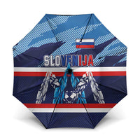 Slovenia Sport Fan Jersey Umbrella Broken Ice Style Patterns - Wonder Print Shop