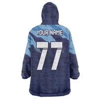 Custom Slovenia Sport Fan Jersey Wearable Blanket Hoodie Broken Ice Style Patterns - Wonder Print Shop