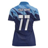 Custom Slovenia Sport Fan Jersey Women Polo Shirt Broken Ice Style Patterns - Wonder Print Shop