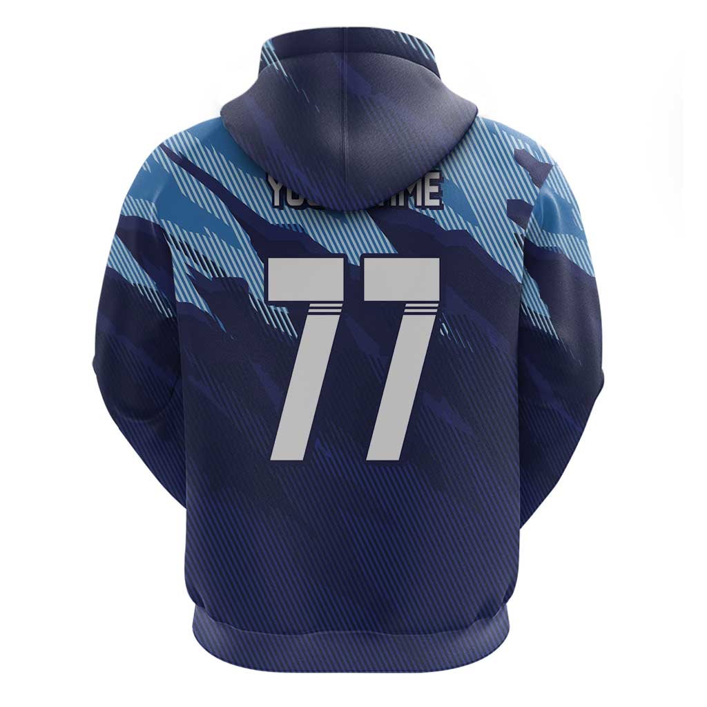 Custom Slovenia Sport Fan Jersey Zip Hoodie Broken Ice Style Patterns - Wonder Print Shop