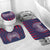 Serbia Sport Fan Jersey Bathroom Set Eagle Wings with Sporty Stripes Style - Wonder Print Shop