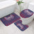 Serbia Sport Fan Jersey Bathroom Set Eagle Wings with Sporty Stripes Style - Wonder Print Shop