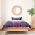 Serbia Sport Fan Jersey Bedding Set Eagle Wings with Sporty Stripes Style - Wonder Print Shop