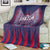 Serbia Sport Fan Jersey Blanket Eagle Wings with Sporty Stripes Style - Wonder Print Shop