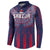 Custom Serbia Sport Fan Jersey Button Sweatshirt Eagle Wings with Sporty Stripes Style - Wonder Print Shop