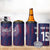 Custom Serbia Sport Fan Jersey 4 in 1 Can Cooler Tumbler Eagle Wings with Sporty Stripes Style - Wonder Print Shop