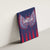 Serbia Sport Fan Jersey Canvas Wall Art Eagle Wings with Sporty Stripes Style - Wonder Print Shop