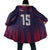 Custom Serbia Sport Fan Jersey Cloak Eagle Wings with Sporty Stripes Style - Wonder Print Shop