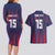 Custom Serbia Sport Fan Jersey Couples Matching Long Sleeve Bodycon Dress and Hawaiian Shirt Eagle Wings with Sporty Stripes Style - Wonder Print Shop