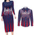 Custom Serbia Sport Fan Jersey Couples Matching Long Sleeve Bodycon Dress and Long Sleeve Button Shirt Eagle Wings with Sporty Stripes Style - Wonder Print Shop