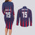 Custom Serbia Sport Fan Jersey Couples Matching Long Sleeve Bodycon Dress and Long Sleeve Button Shirt Eagle Wings with Sporty Stripes Style - Wonder Print Shop