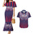 Custom Serbia Sport Fan Jersey Couples Matching Mermaid Dress and Hawaiian Shirt Eagle Wings with Sporty Stripes Style - Wonder Print Shop