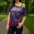 Custom Serbia Sport Fan Jersey Cross Shoulder Shirt Eagle Wings with Sporty Stripes Style - Wonder Print Shop