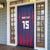 Serbia Sport Fan Jersey Door Cover Eagle Wings with Sporty Stripes Style - Wonder Print Shop