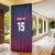 Serbia Sport Fan Jersey Door Cover Eagle Wings with Sporty Stripes Style - Wonder Print Shop