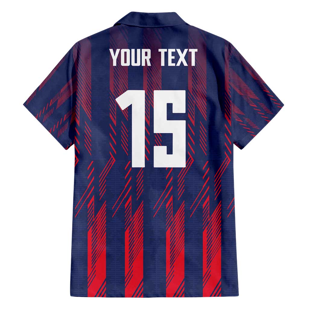 Custom Serbia Sport Fan Jersey Family Matching Long Sleeve Bodycon Dress and Hawaiian Shirt Eagle Wings with Sporty Stripes Style - Wonder Print Shop