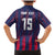 Custom Serbia Sport Fan Jersey Family Matching Mermaid Dress and Hawaiian Shirt Eagle Wings with Sporty Stripes Style - Wonder Print Shop