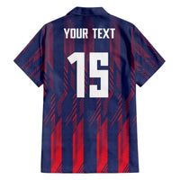 Custom Serbia Sport Fan Jersey Family Matching Off The Shoulder Long Sleeve Dress and Hawaiian Shirt Eagle Wings with Sporty Stripes Style - Wonder Print Shop