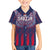 Custom Serbia Sport Fan Jersey Family Matching Off Shoulder Maxi Dress and Hawaiian Shirt Eagle Wings with Sporty Stripes Style - Wonder Print Shop