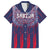 Custom Serbia Sport Fan Jersey Family Matching Puletasi and Hawaiian Shirt Eagle Wings with Sporty Stripes Style - Wonder Print Shop