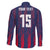 Custom Serbia Sport Fan Jersey Family Matching Puletasi and Hawaiian Shirt Eagle Wings with Sporty Stripes Style - Wonder Print Shop