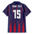 Custom Serbia Sport Fan Jersey Hawaiian Shirt Eagle Wings with Sporty Stripes Style - Wonder Print Shop