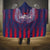 Serbia Sport Fan Jersey Hooded Blanket Eagle Wings with Sporty Stripes Style - Wonder Print Shop