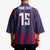 Custom Serbia Sport Fan Jersey Kimono Eagle Wings with Sporty Stripes Style - Wonder Print Shop