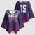 Custom Serbia Sport Fan Jersey Kimono Sleeve Blouse Eagle Wings with Sporty Stripes Style - Wonder Print Shop