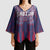 Custom Serbia Sport Fan Jersey Kimono Sleeve Blouse Eagle Wings with Sporty Stripes Style - Wonder Print Shop