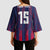 Custom Serbia Sport Fan Jersey Kimono Sleeve Blouse Eagle Wings with Sporty Stripes Style - Wonder Print Shop