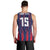 Custom Serbia Sport Fan Jersey Men Tank Top Eagle Wings with Sporty Stripes Style - Wonder Print Shop
