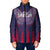 Custom Serbia Sport Fan Jersey Padded Jacket Eagle Wings with Sporty Stripes Style - Wonder Print Shop