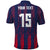 Custom Serbia Sport Fan Jersey Polo Shirt Eagle Wings with Sporty Stripes Style - Wonder Print Shop